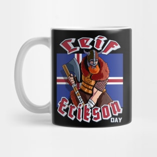 Leif Erikson Day 1000 AD Viking Explorer Mug